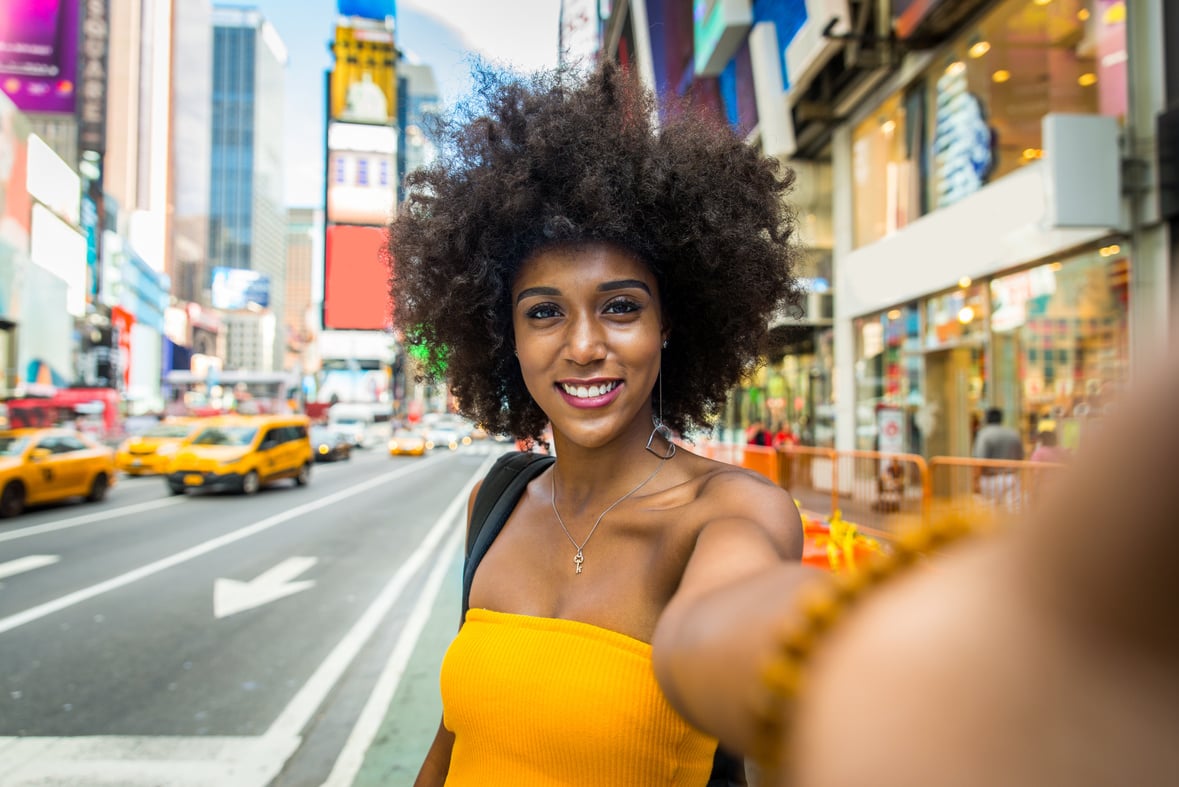 Beautiful Woman in New York